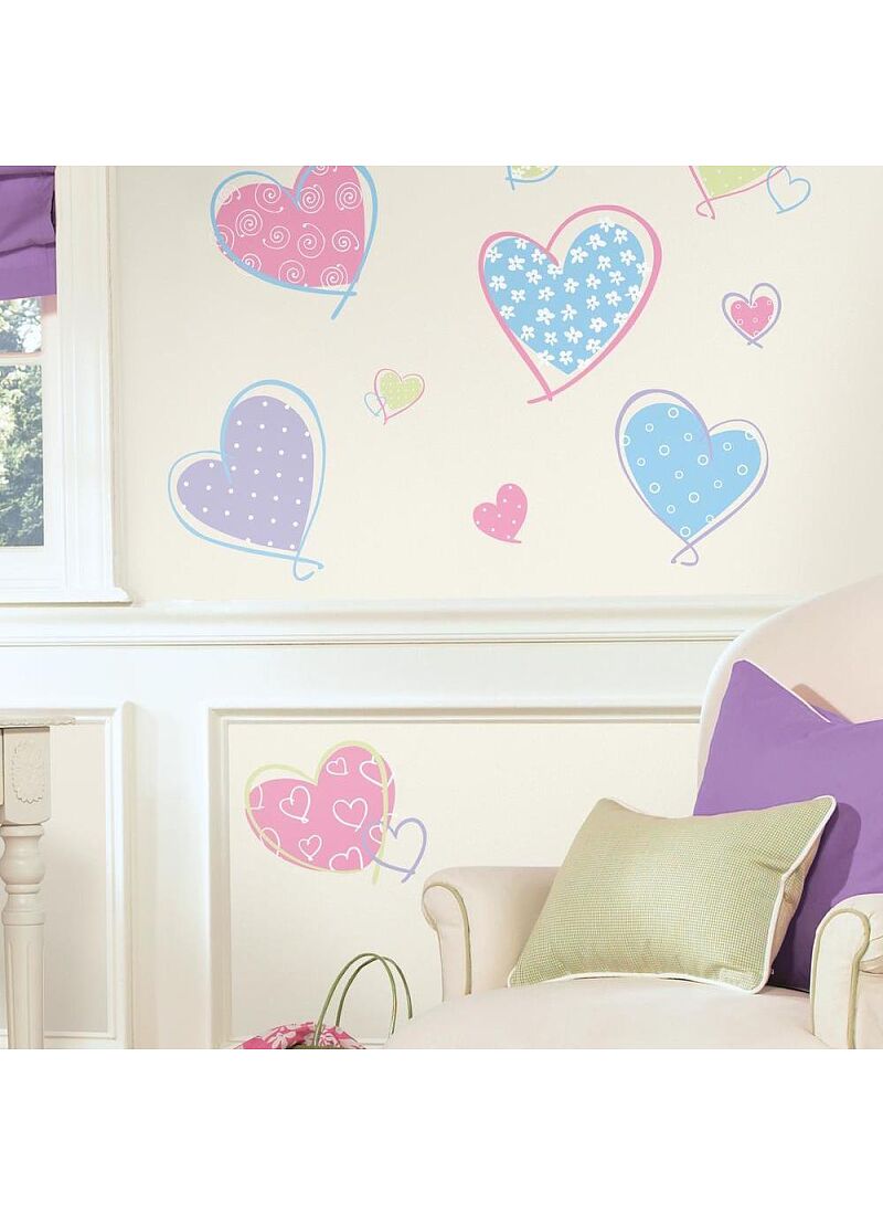 WALL STICKERS HEARTS