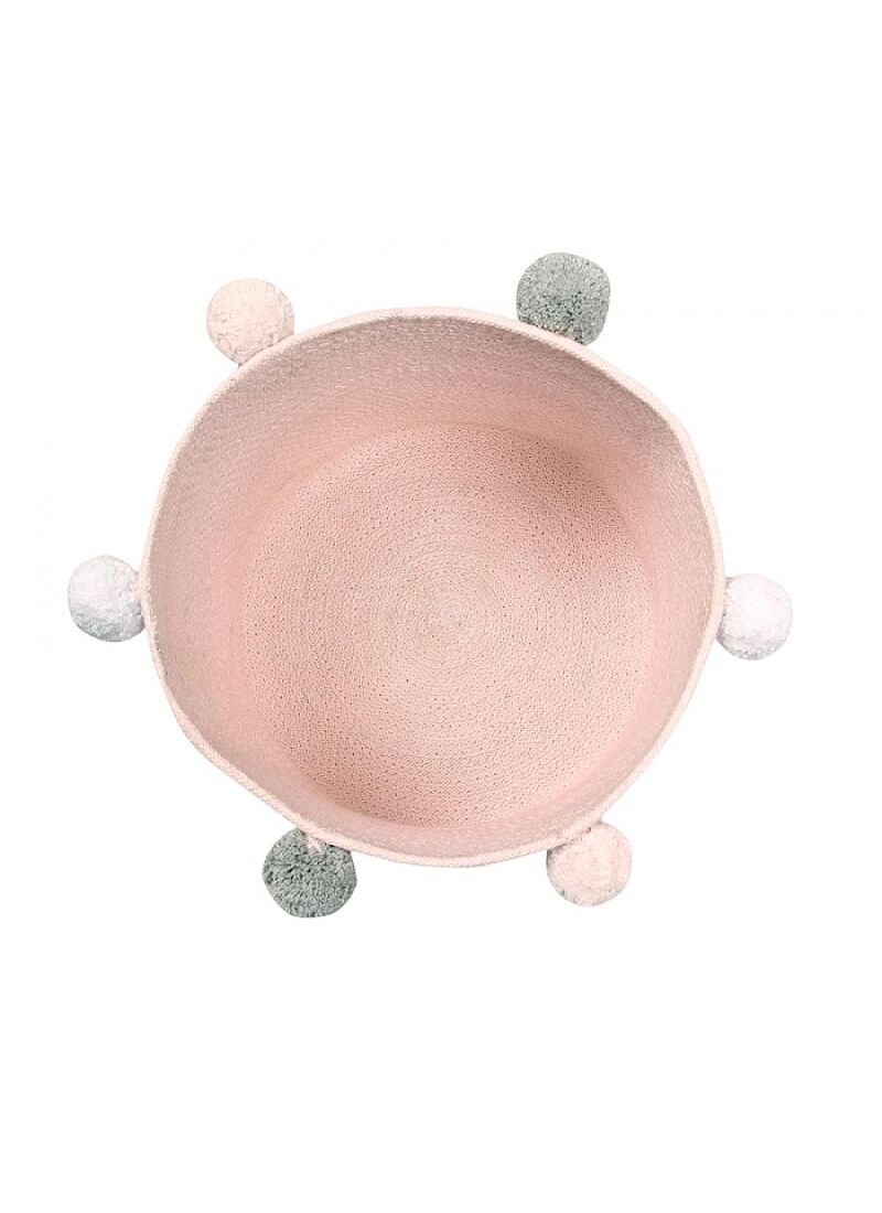 BASKET BUBBLY PINK (30X30)