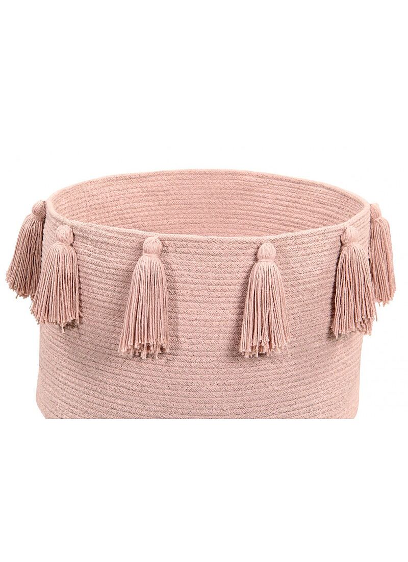 BASKET TASSELS VINTAGE NUDE (30X45)