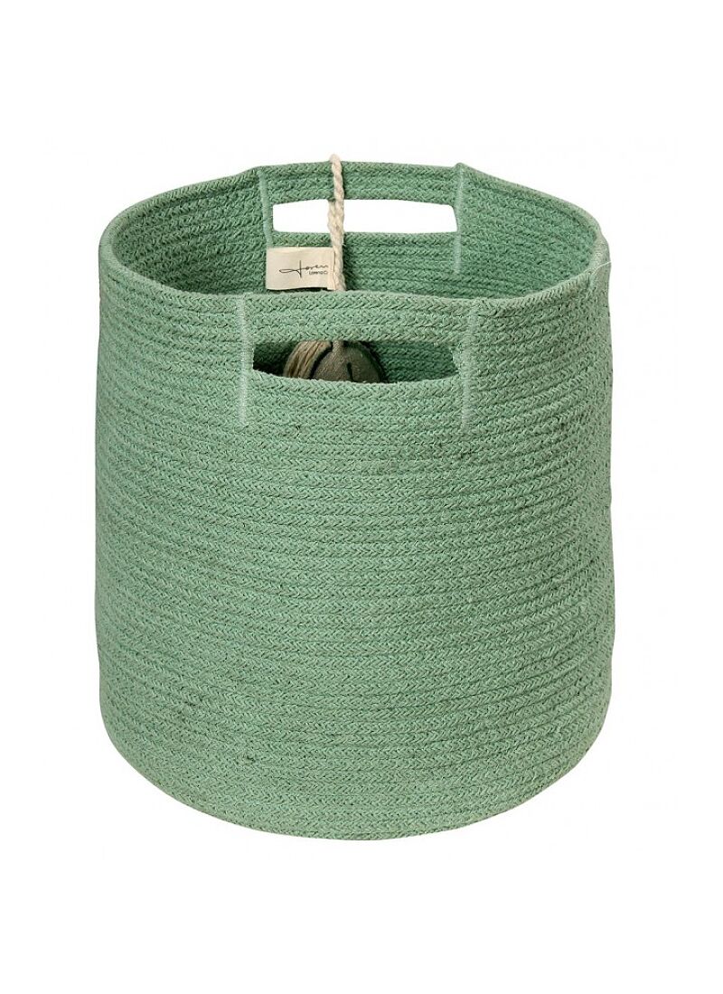 BASKET LEAF GREEN (30X30)