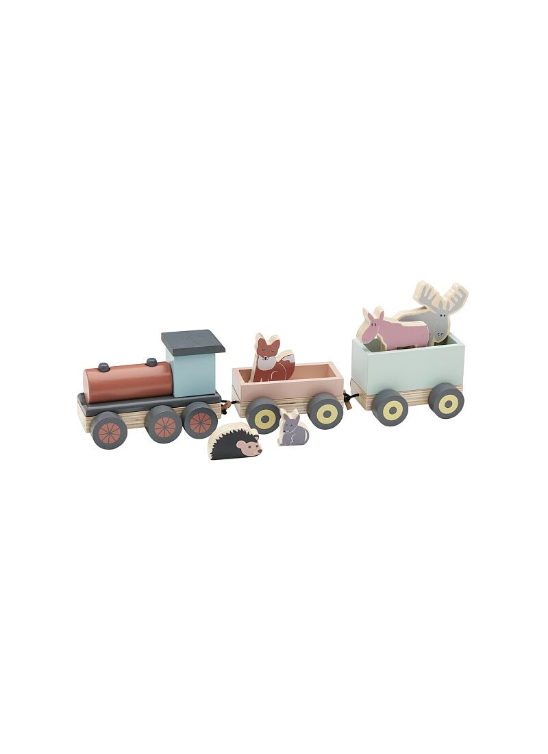 ANIMAL WOOD TRAIN EDVIN