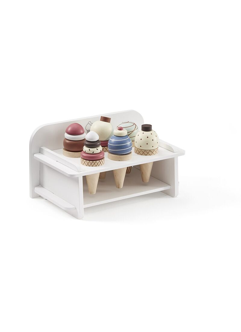 WOODEN ICE CREAM WITH RACK