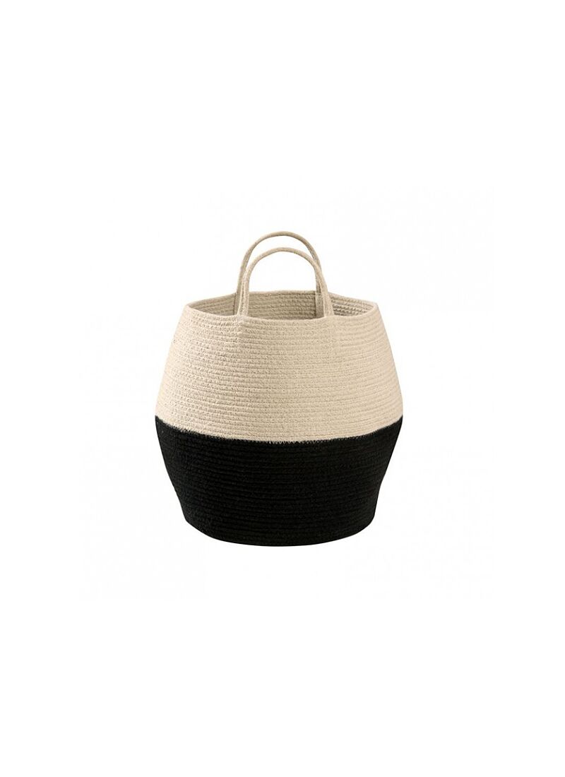 BASKET ZOCO BLACK-NATURAL (30X35)