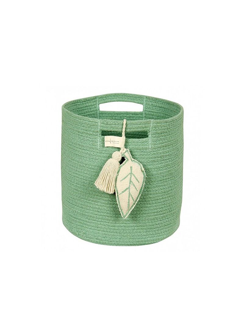BASKET LEAF GREEN (30X30)