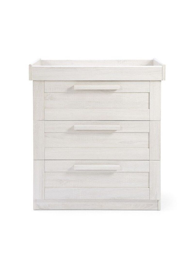 CRIB & DRESSER-CHANGER UNIT ATLAS NIMBUS WHITE