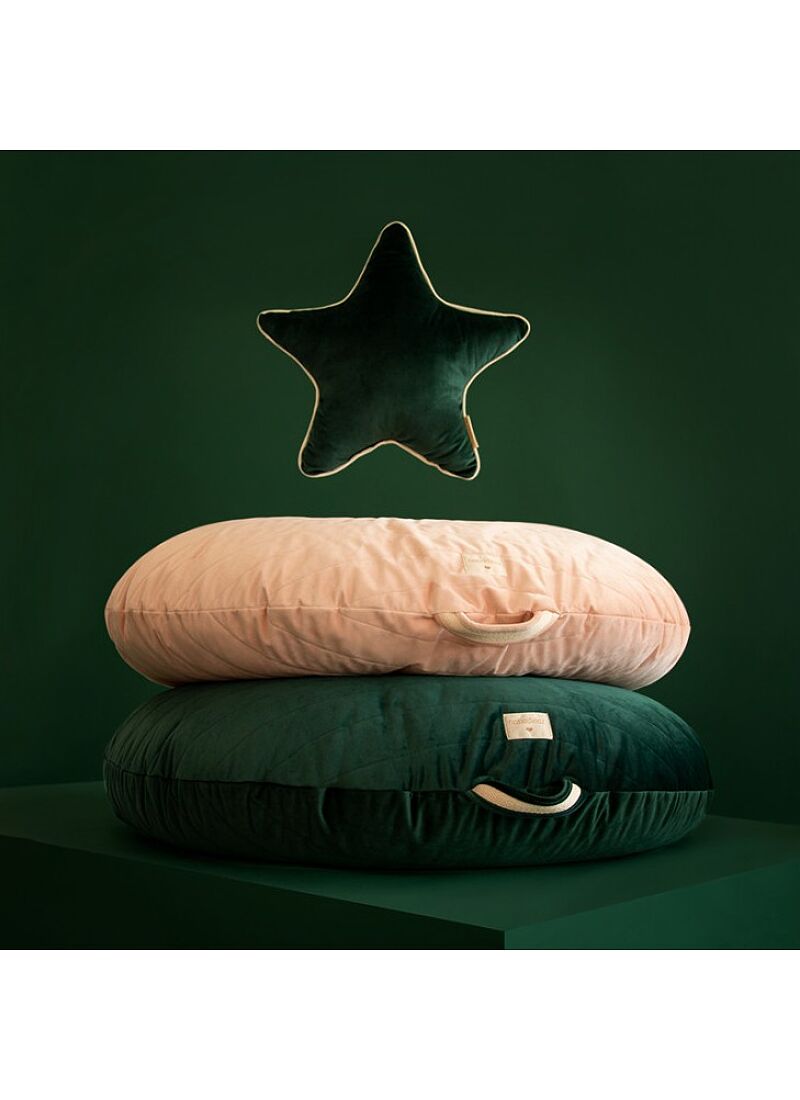 CUSHION ARISTOTE VELVET STAR JUNGLE GREEN