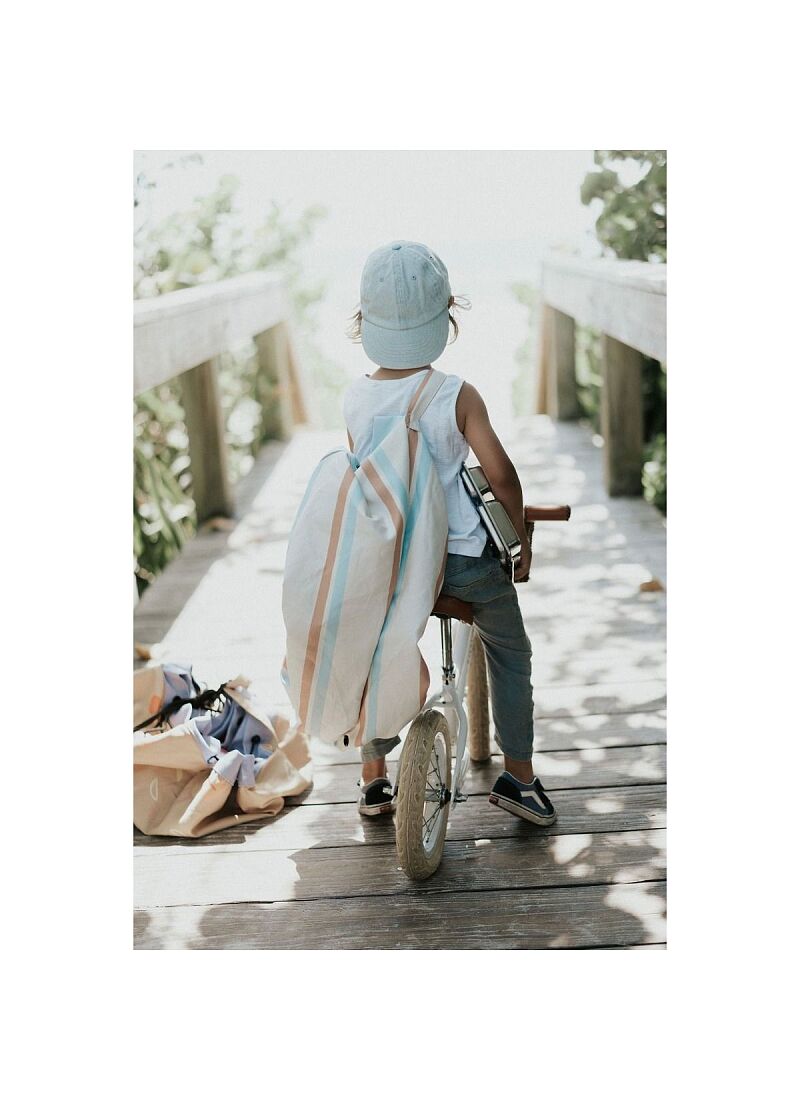 OUTDOOR PLAY MAT-STORAGE BAG STRIPES