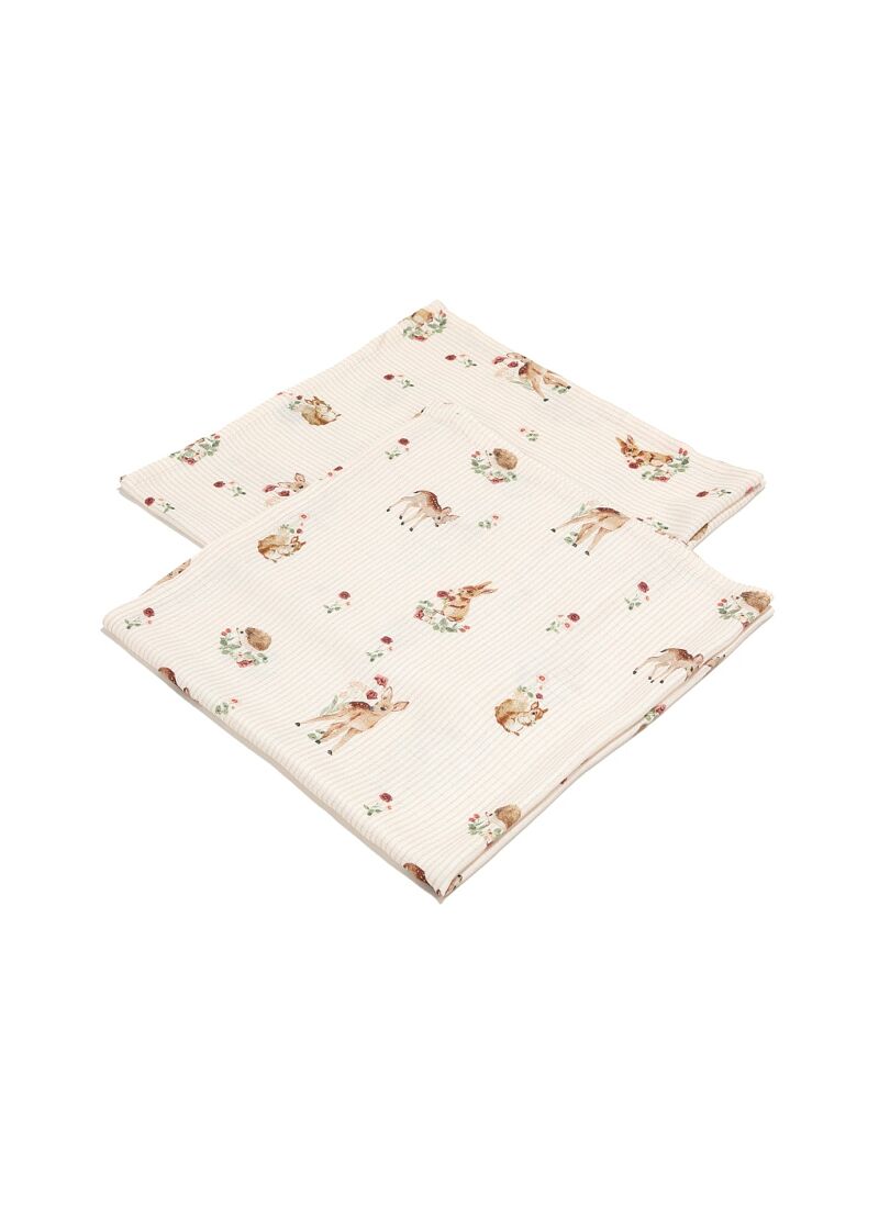 MUSLIN BLANKET (2PCS) BAMBILAND