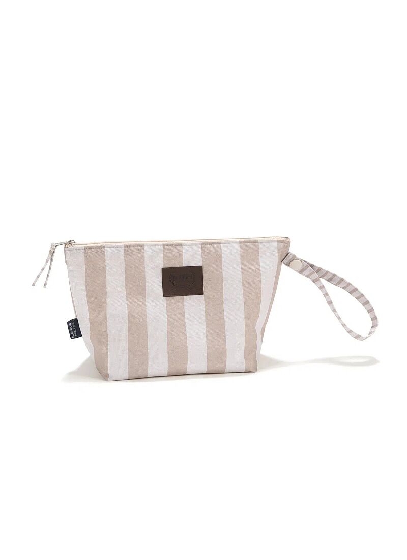 TRAVEL BAG STRIPES BEIGE