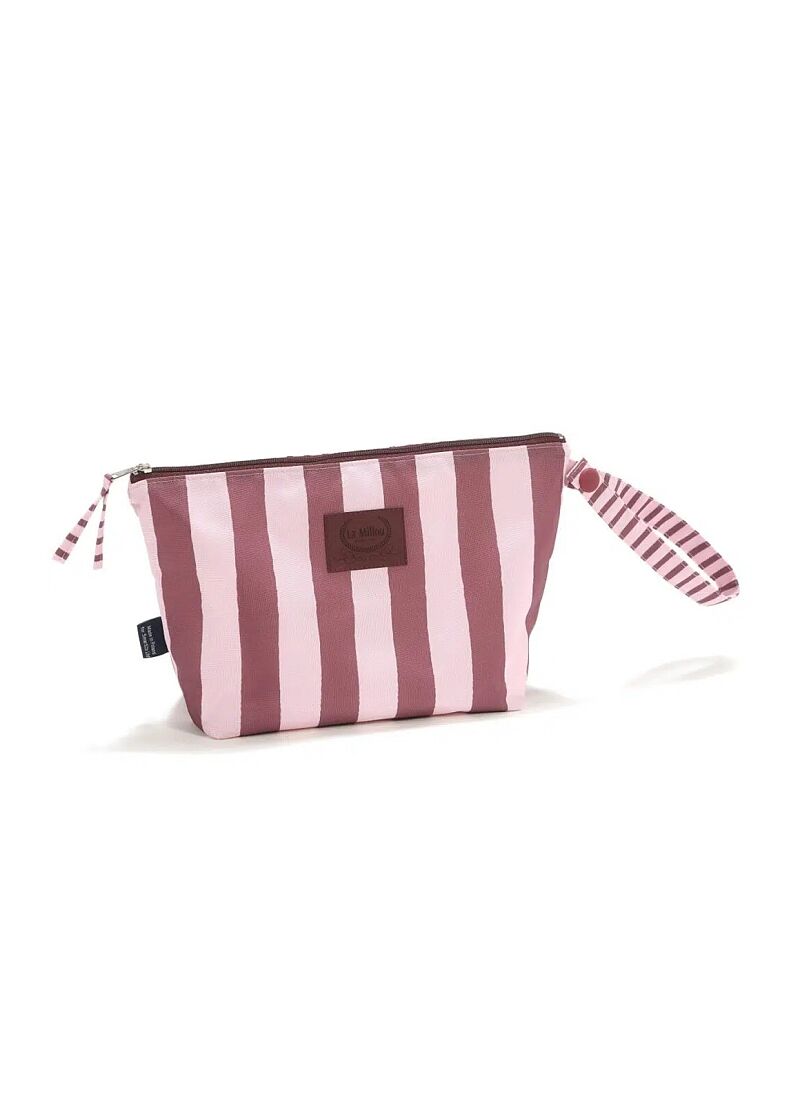 TRAVEL BAG STRIPES PINK
