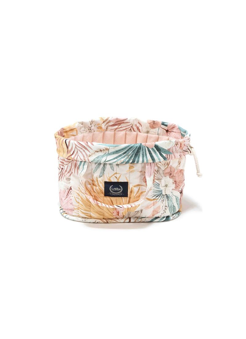 STORAGE BASKET MOLLET BOHO PALMS LIGHT