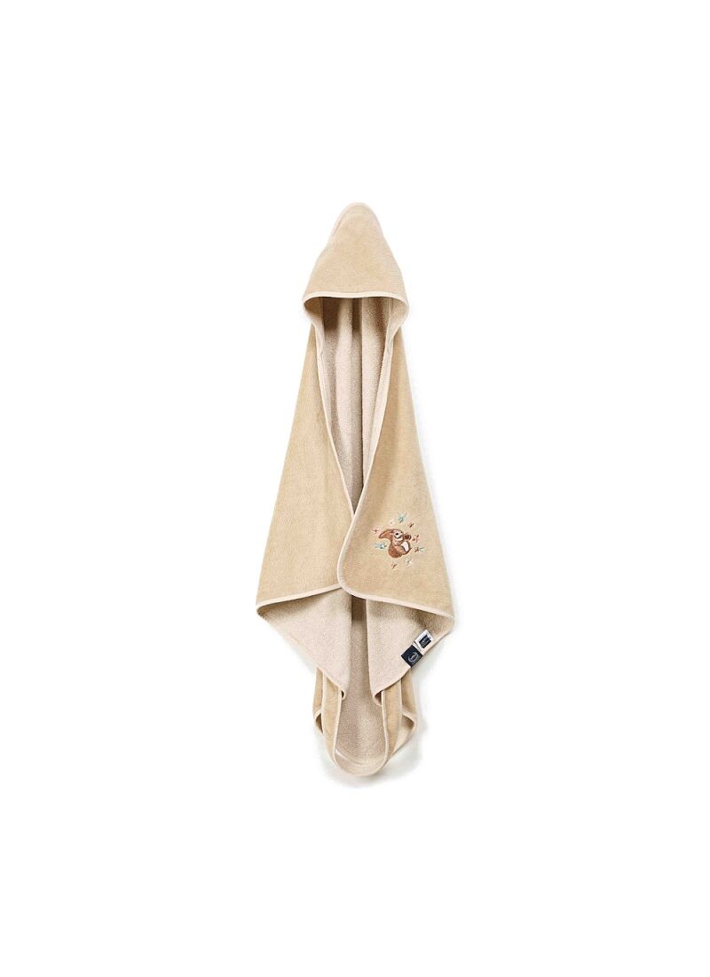 BABY CUDDLE N DRY TOWEL BAMBOO PRETTY BARBARA SAND