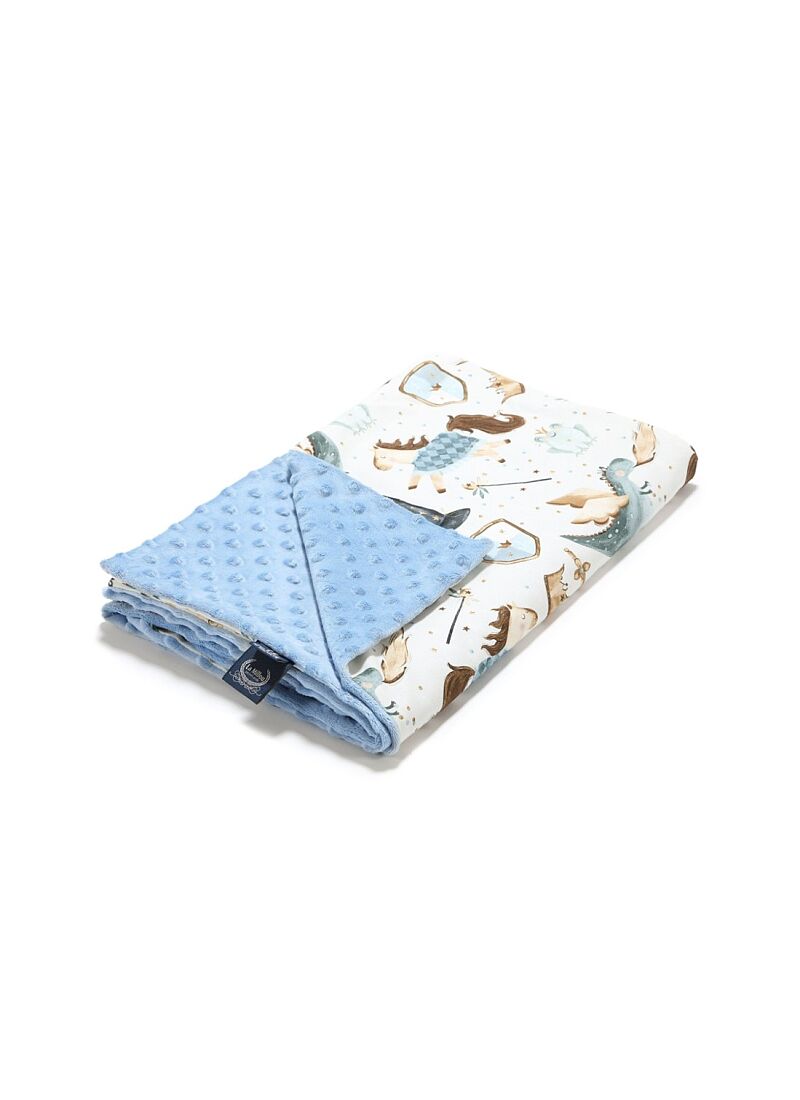 CRIB BLANKET (110x140) PRINCE WIND BLUE
