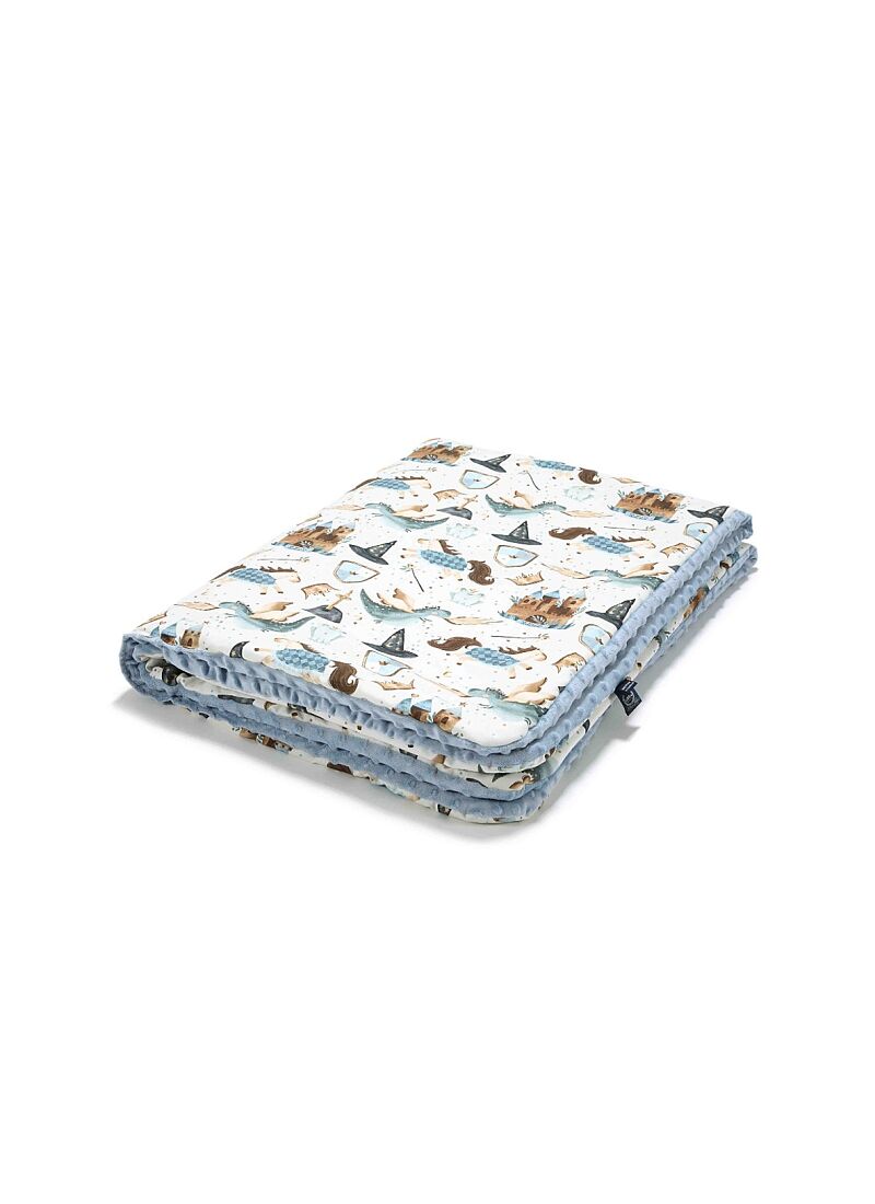 CRIB BLANKET PRINCE WIND BLUE