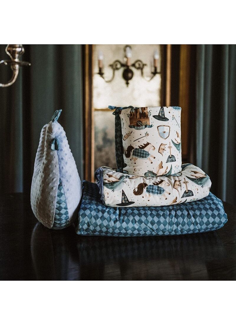 CRIB BLANKET PRINCE WIND BLUE