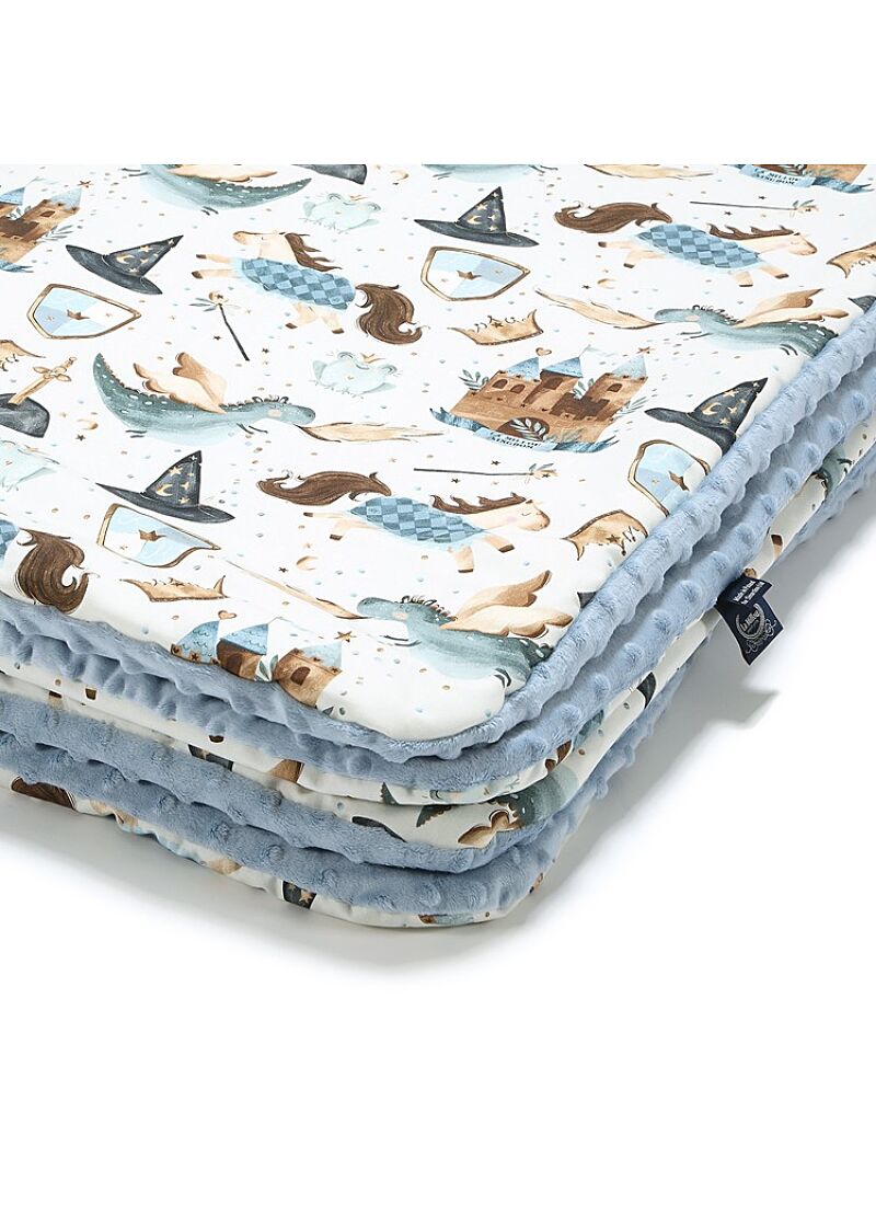 CRIB BLANKET PRINCE WIND BLUE
