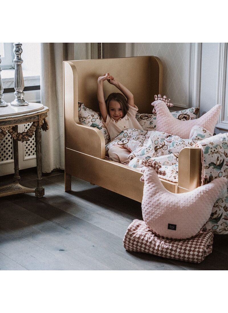 CRIB BLANKET (110x140) PRINCESS POWDER PINK