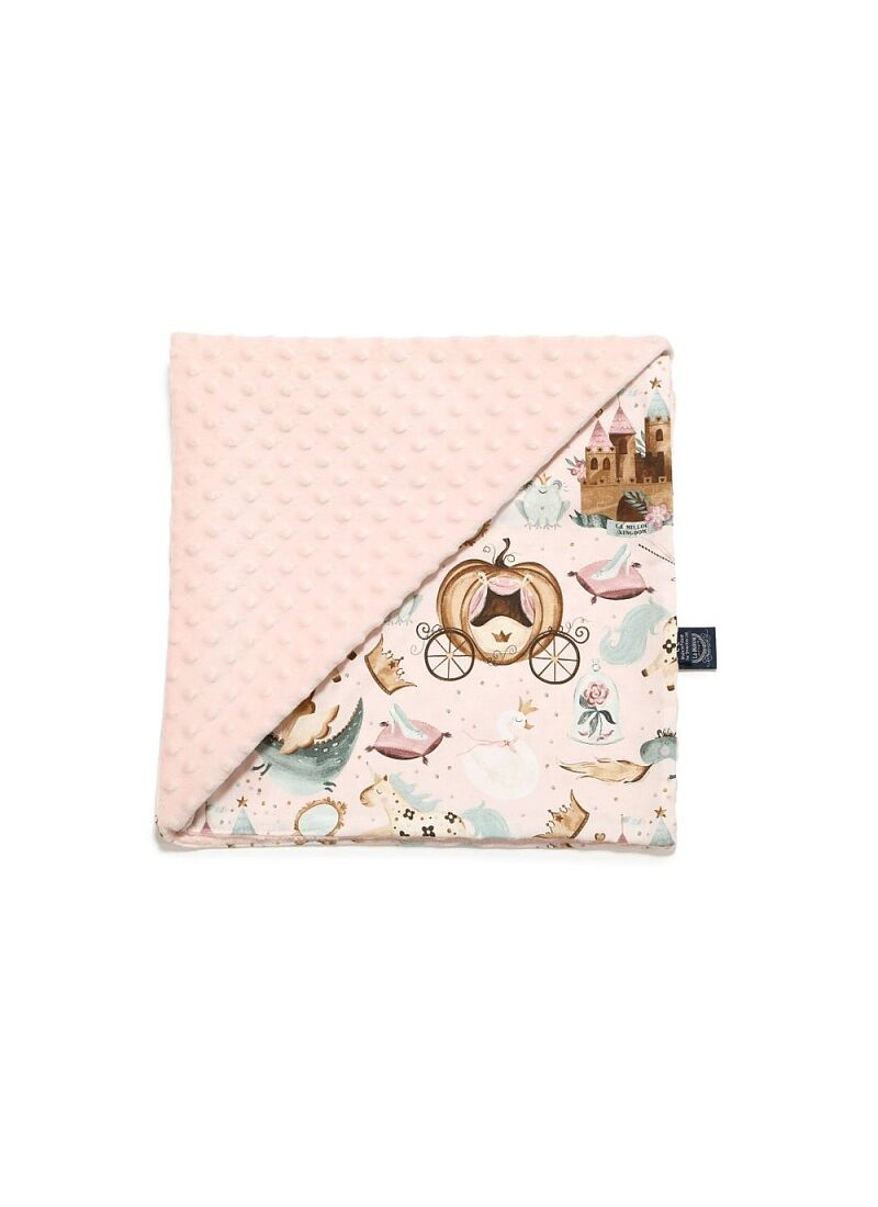 CRIB BLANKET (110x140) PRINCESS SMOKE ROSE