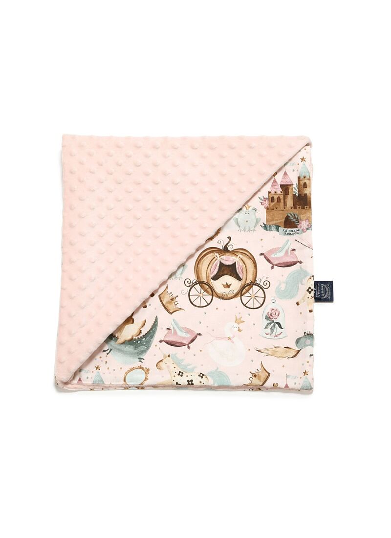 CRADDLE BLANKET (80x100) PRINCESS SMOKE ROSE