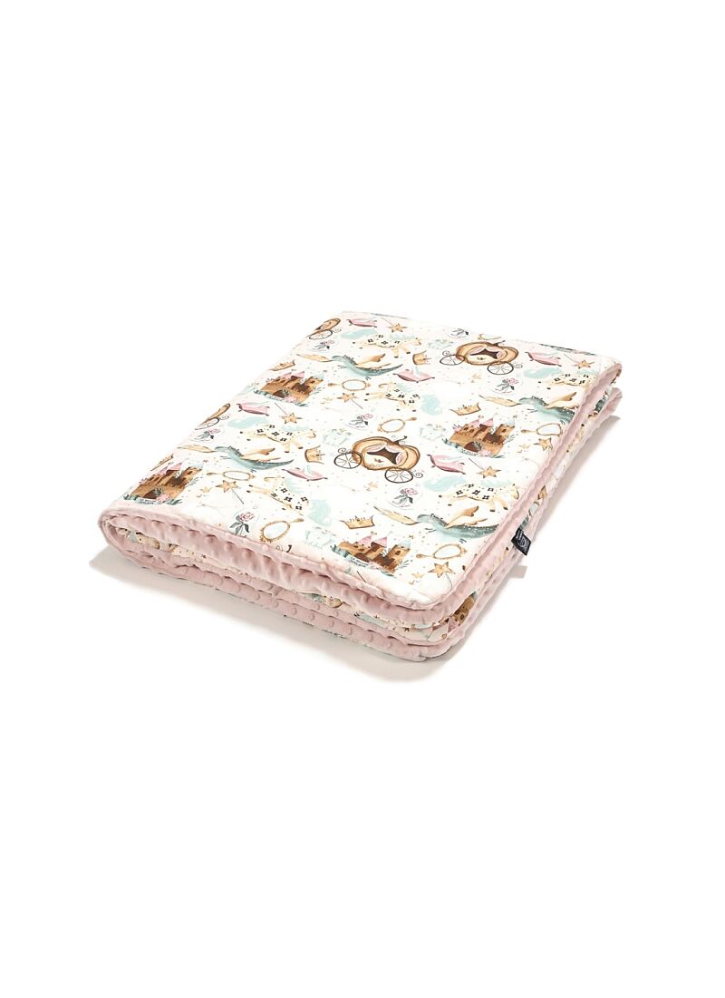 CRIB BLANKET (110x140) PRINCESS SMOKE ROSE