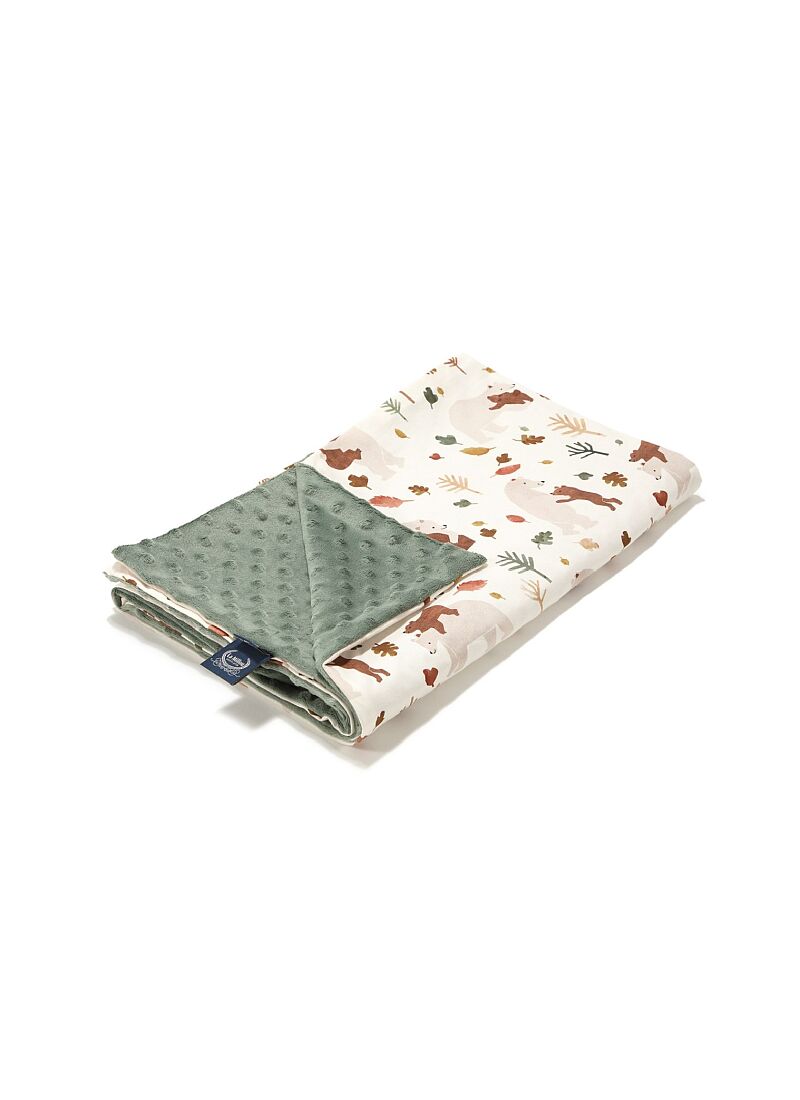 CRIB BLANKET (110x140) HUG ME KHAKI