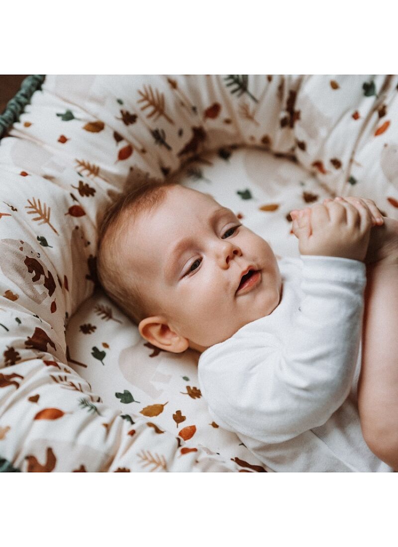 CRIB BLANKET (110x140) HUG ME KHAKI