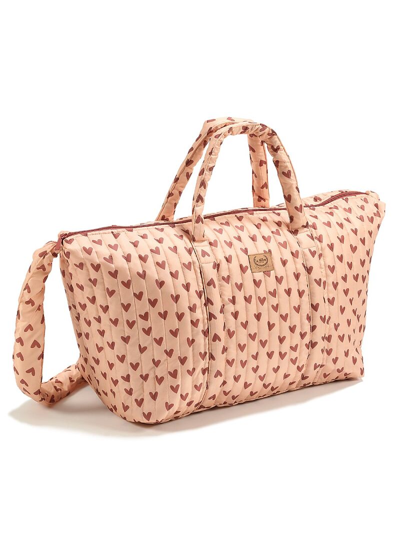TRAVEL BAG HEARTBEAT PINK