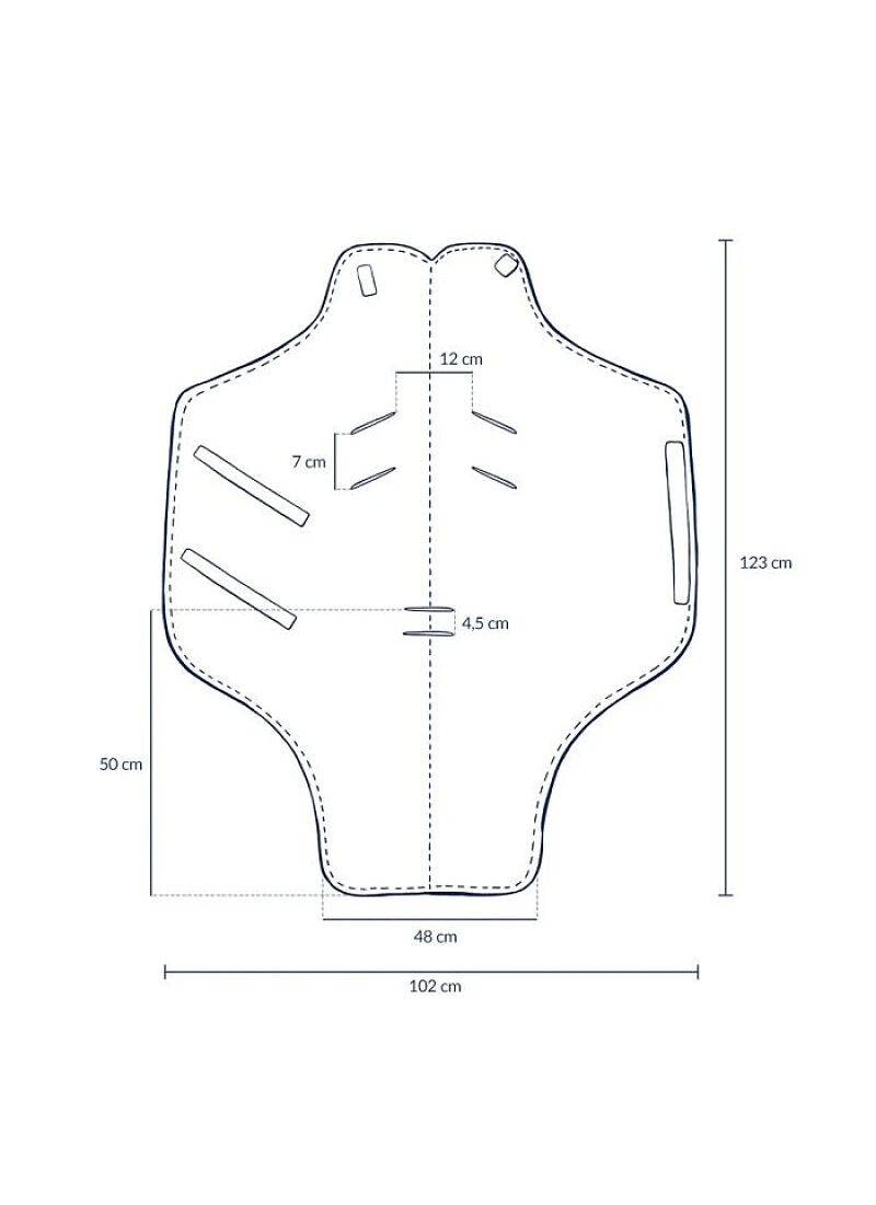 CAR SEAT BLANKET MOONLIGHT SWAN SMOKE ROSE CLASSIC