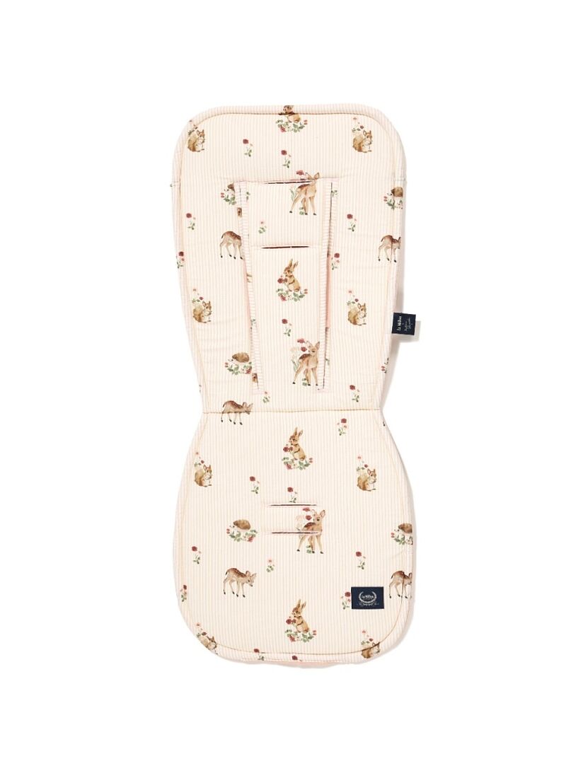 STROLLER PAD BAMBILAND VELVET POWDER PINK MULTI