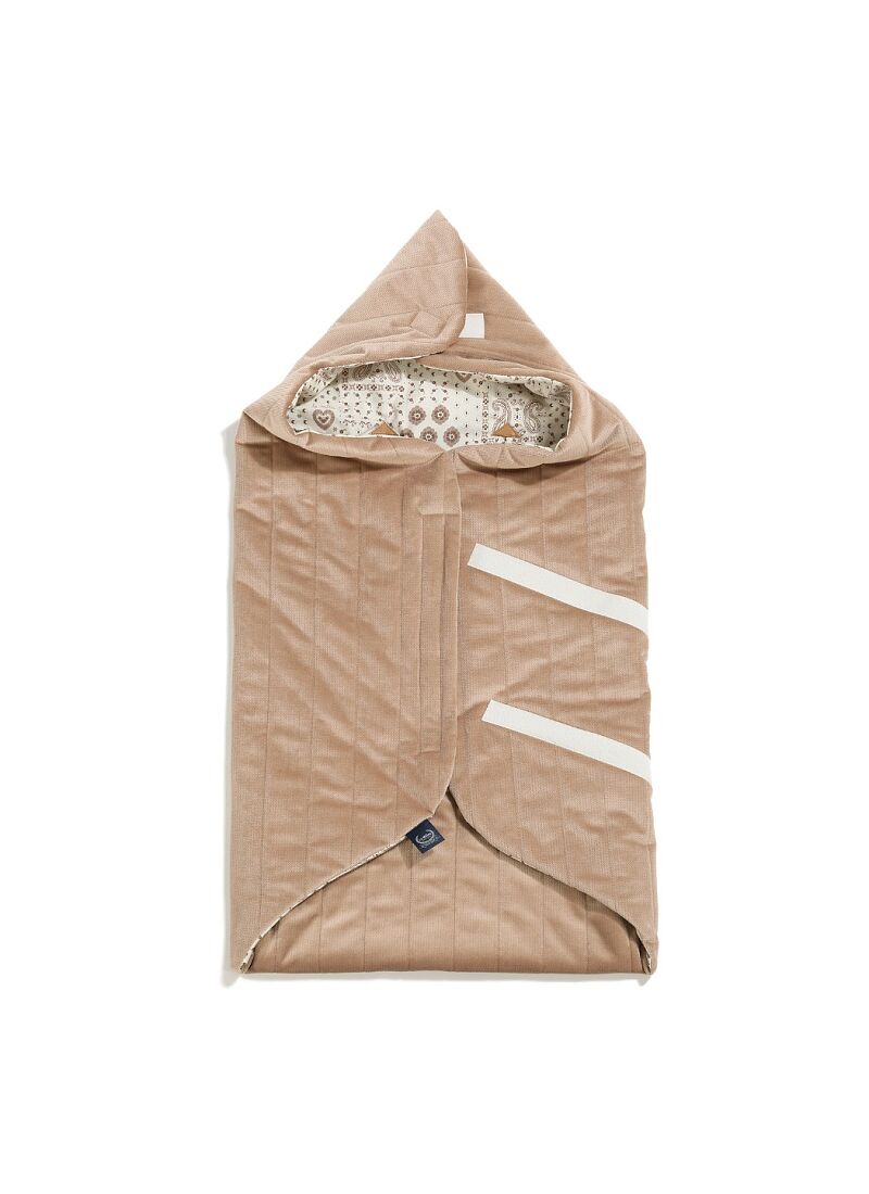 CAR SEAT BLANKET BANDANA CREAM