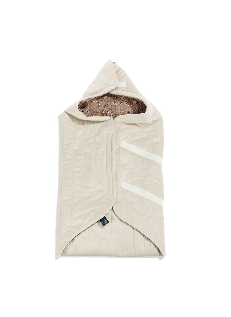 CAR SEAT BLANKET BANDANA MOCCA