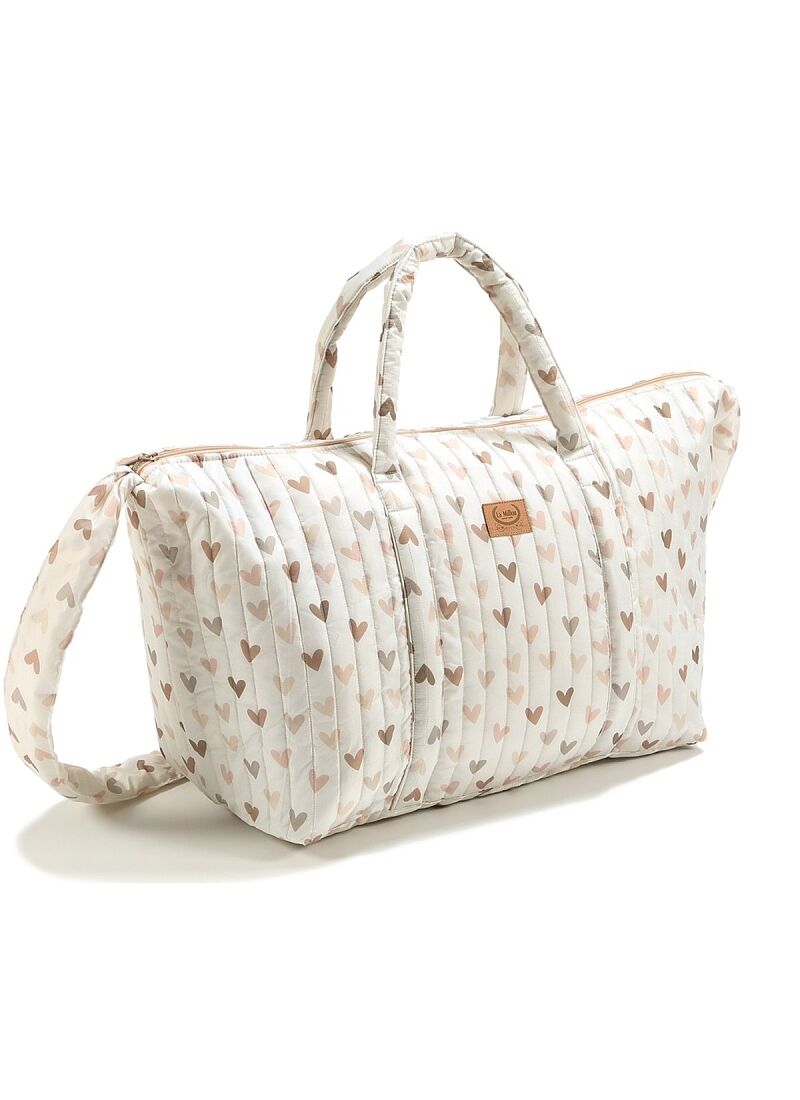 TRAVEL BAG HEARTBEAT BEIGE
