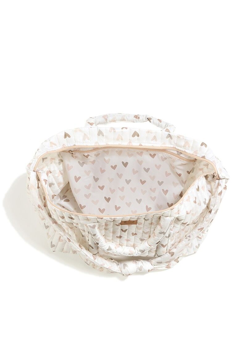 TRAVEL BAG HEARTBEAT BEIGE