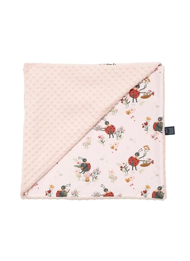 CRIB BLANKET (110x140) MIRELLA POWDER PINK