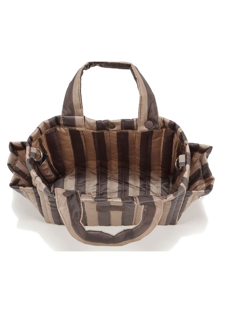 STROLLER ORGANISER MOLLET STRIPES BROWN