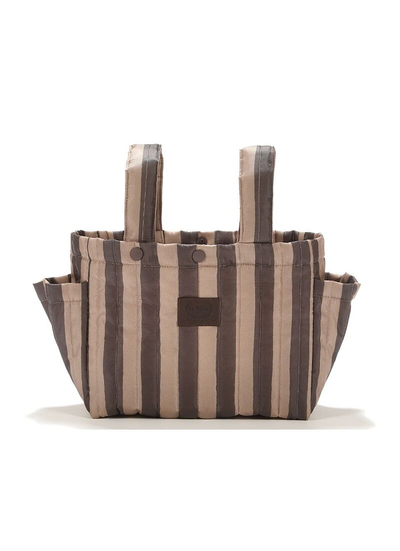 STROLLER ORGANISER MOLLET STRIPES BROWN