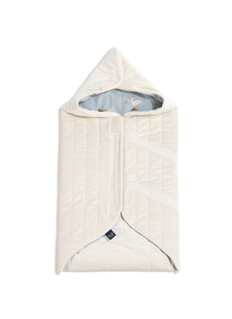 CAR SEAT BLANKET BEBE MIGNON BLUE
