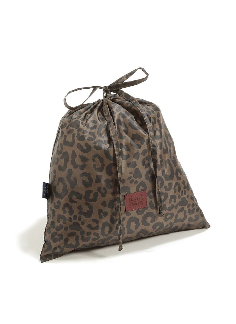 TRAVEL BAG LEOPARD CHOCO