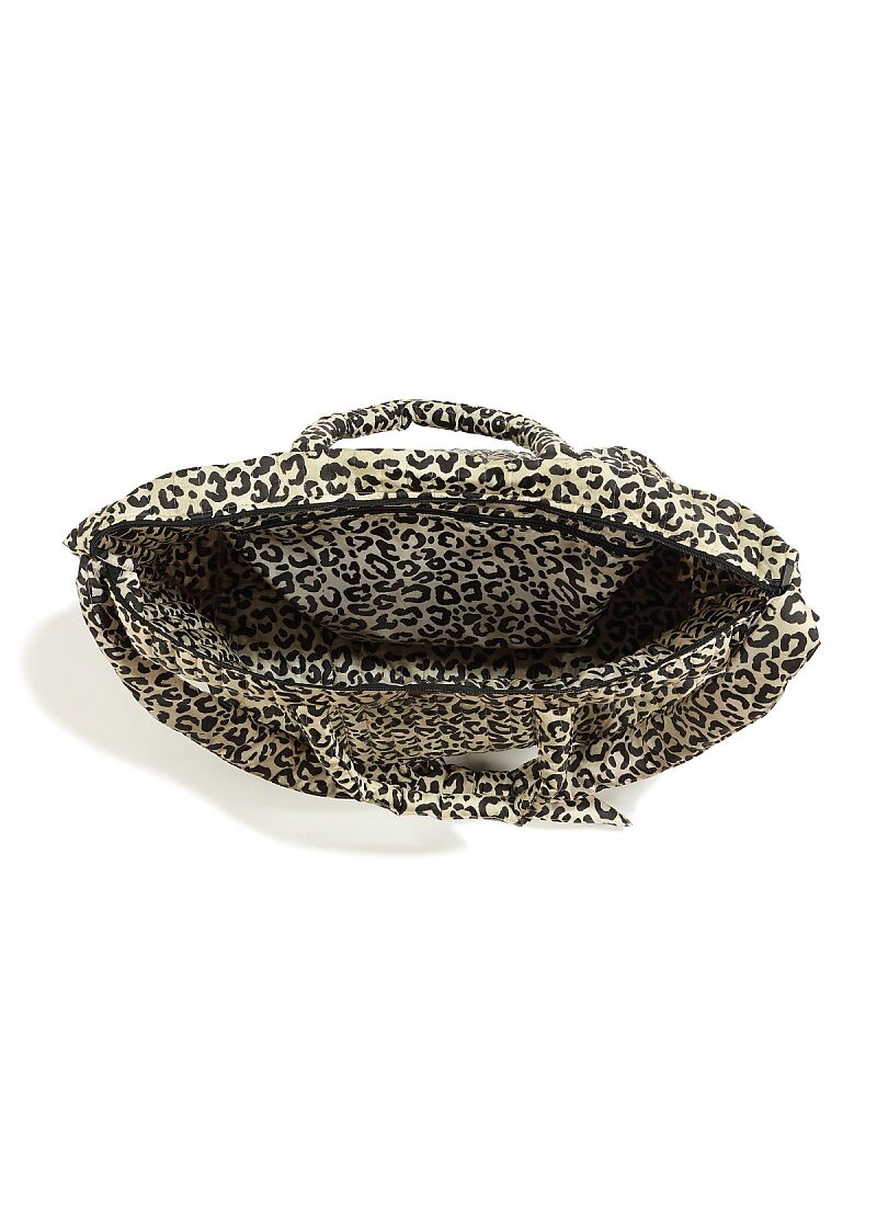 TRAVEL BAG LEOPARD CREAM