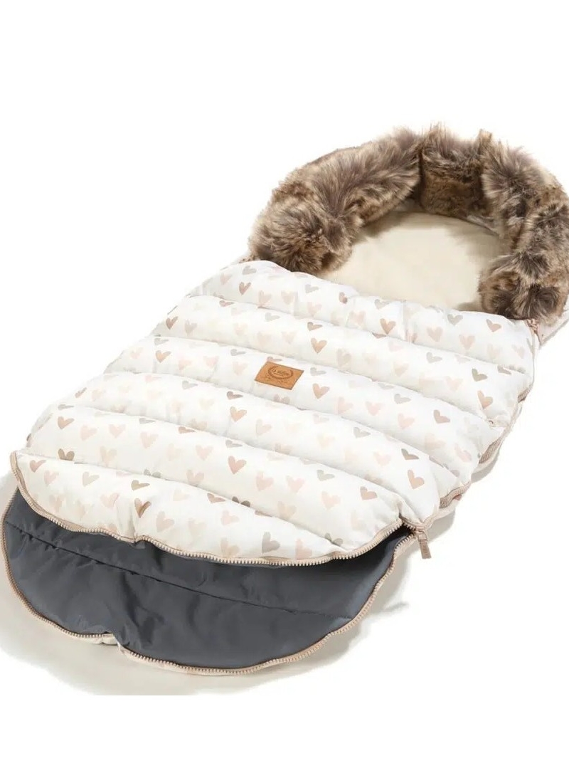 STROLLER BAG ASPEN UNI HEARTBEAT BEIGE