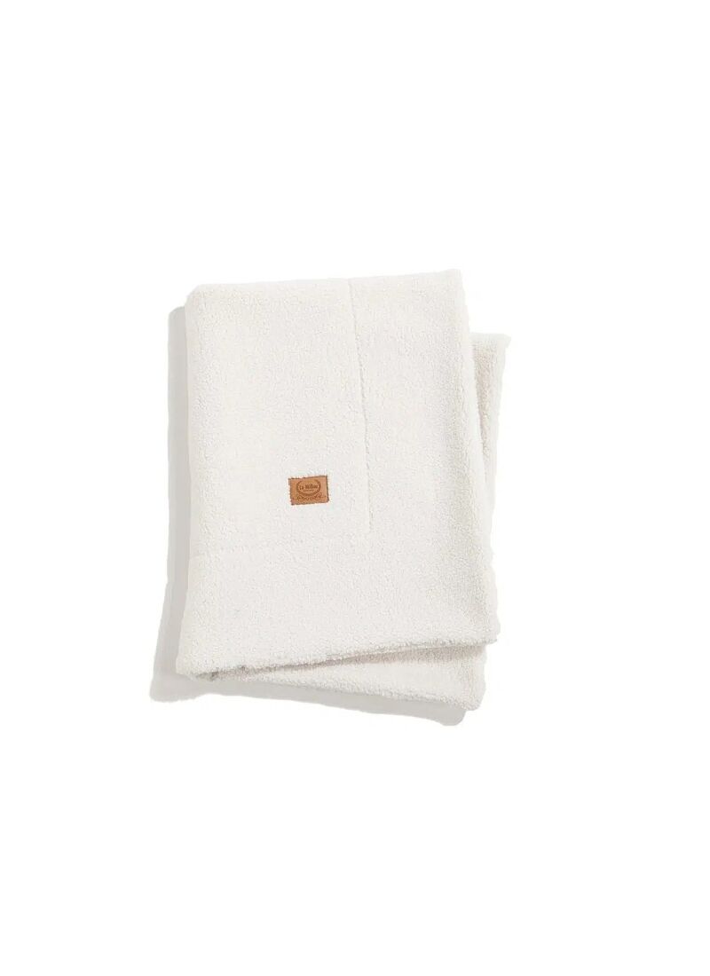 CRADDLE BLANKET (80X100) TEDDY CREAM