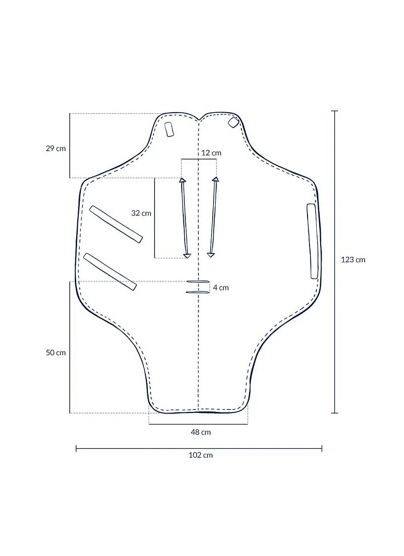 CAR SEAT BLANKET BABY BEAR MULTI