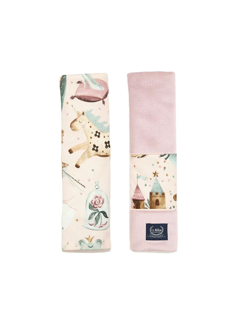 SEAT BELT COVER PRINCESS VELVET SMOKE ROSE