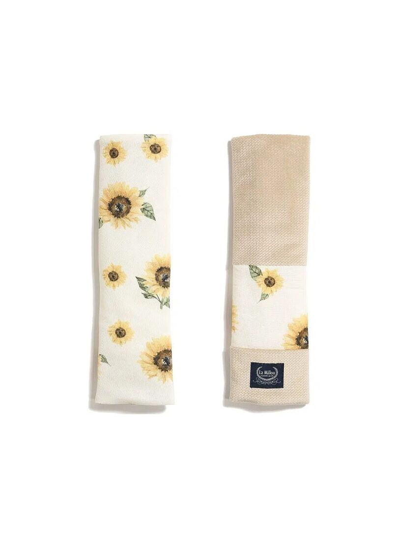 SEAT BELT COVER SUNLOVER VELVET SAND