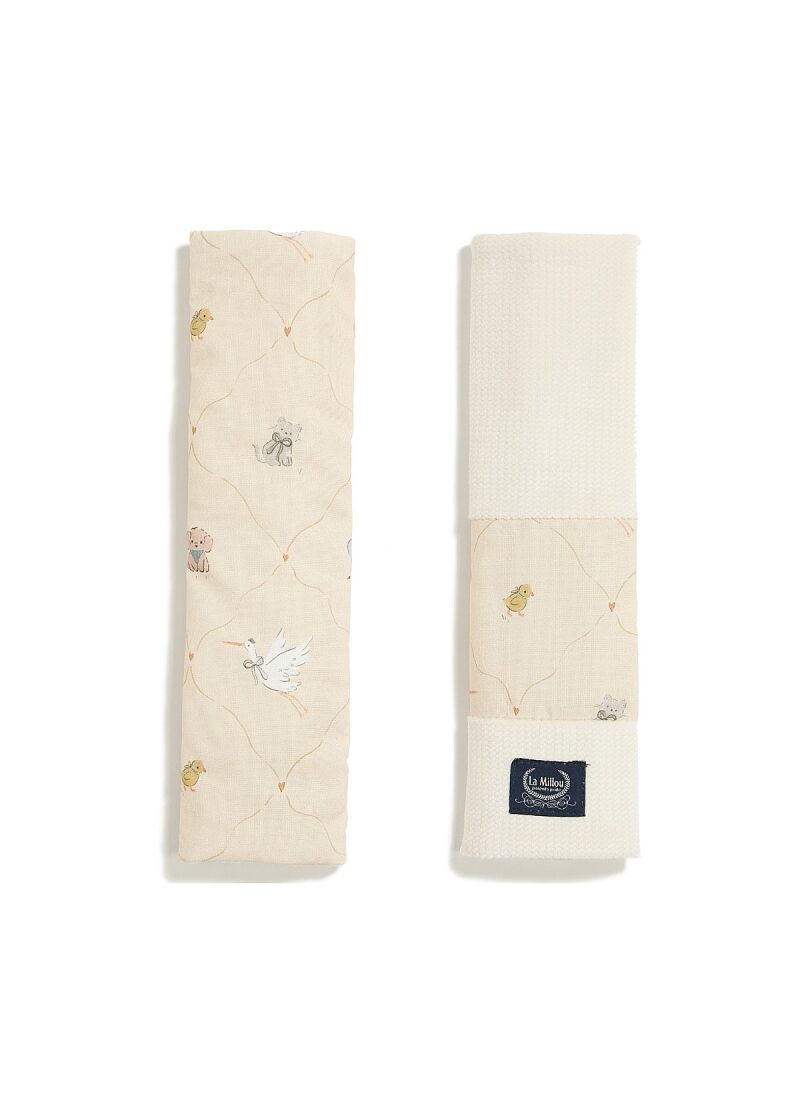 SEAT BELT COVER BEBE MIGNON VANILLA