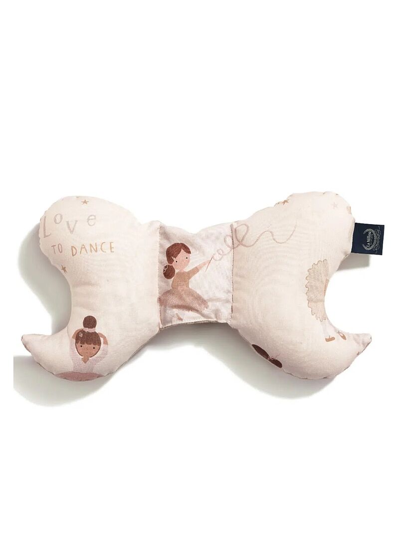 BABY PILLOW ANGEL'S WINGS BALLERINE VELVET SAND