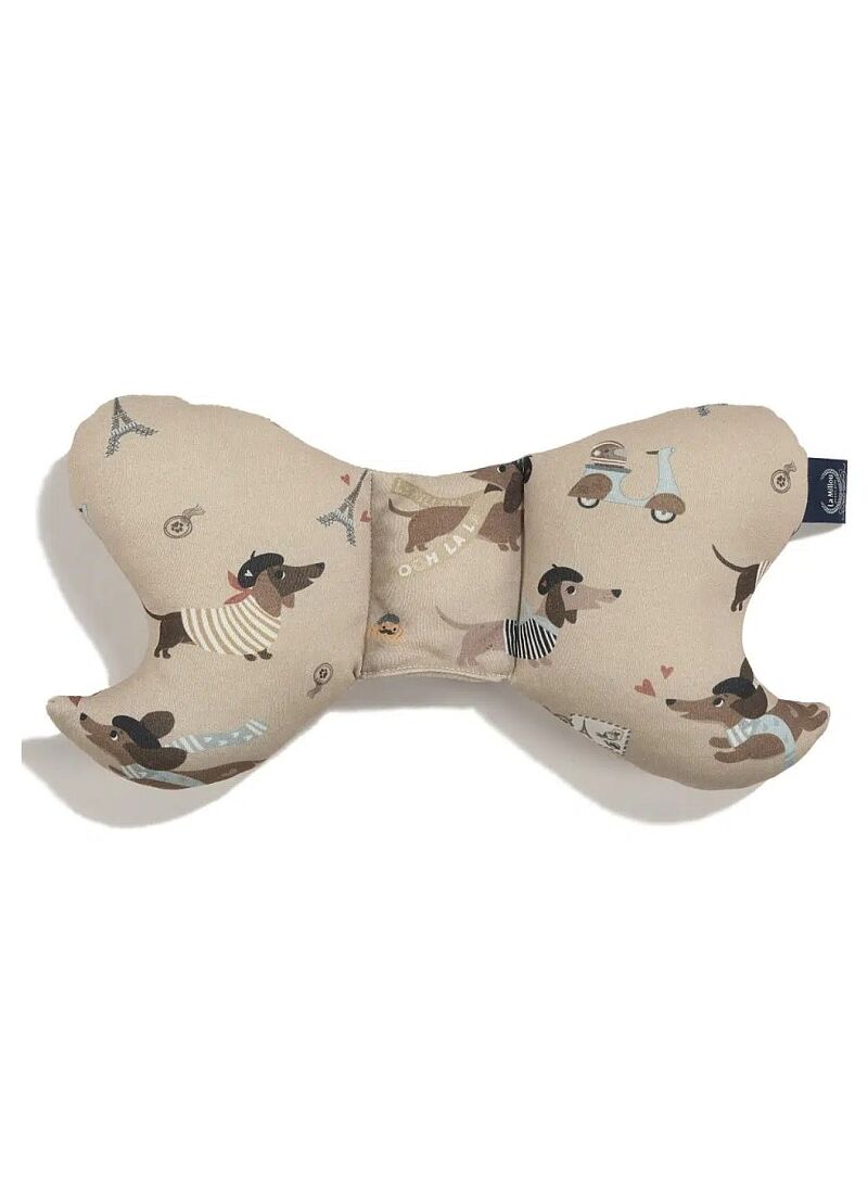 BABY PILLOW ANGEL'S WINGS PIERRE THE DOG SAND