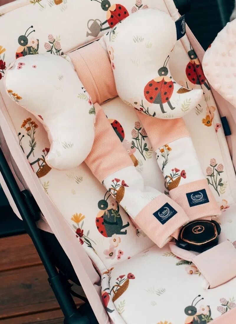 BABY PILLOW ANGEL'S WINGS  MIRELLA POWDER PINK