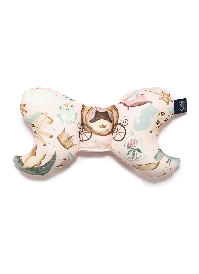 BABY PILLOW ANGEL'S WINGS PRINCESS VELVET SMOKE ROSE