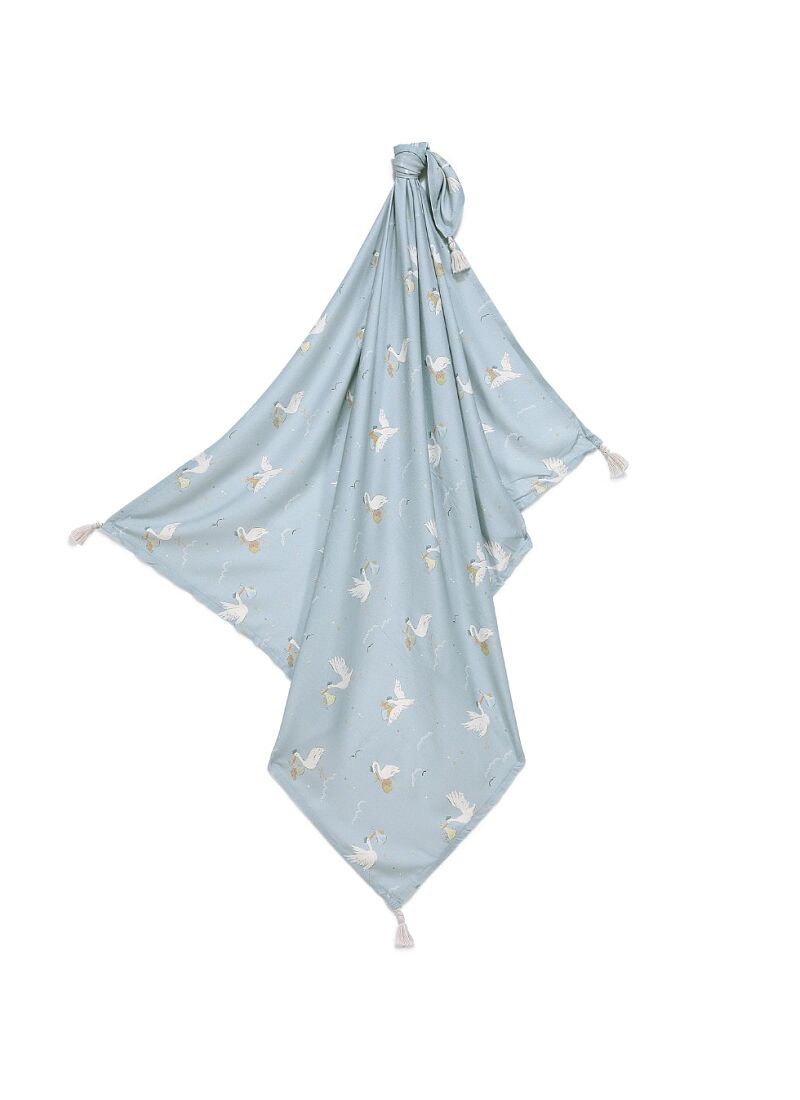 MUSLIN BLANKET BEBE MIGNON BLUE